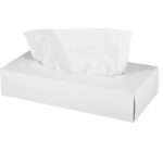 Facial Tissue 80 x 2 Ply Rectangular White Box, 1 x 42