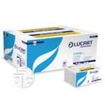 LUCART Italy Z Fold 23x23.5cmx2Ply, STRONG, Embossed, Pure Pulp