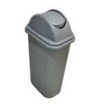 Garbage Bin Ovel Swing Large 35Ltr_AF07006_Dime 40x29.2x66cm