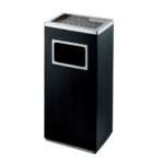 Ashtray Bin Square Black_GPX24B_300x240x620mm