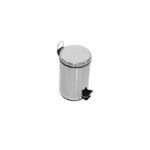 Steel Pedal Bin 5 Ltr, Mirror Polish, Size 20.5*28 cm