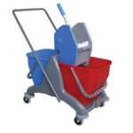Double Bucket Trolley with plastic frame IT_CTA200