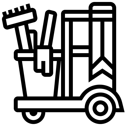 icon for cleaning trolley