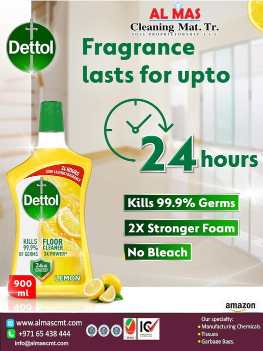 Dettol Floor Cleaner lemon 900ml