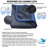 premium 600 GSM microfiber car cleaning cloth from AL MAS Cleaning.