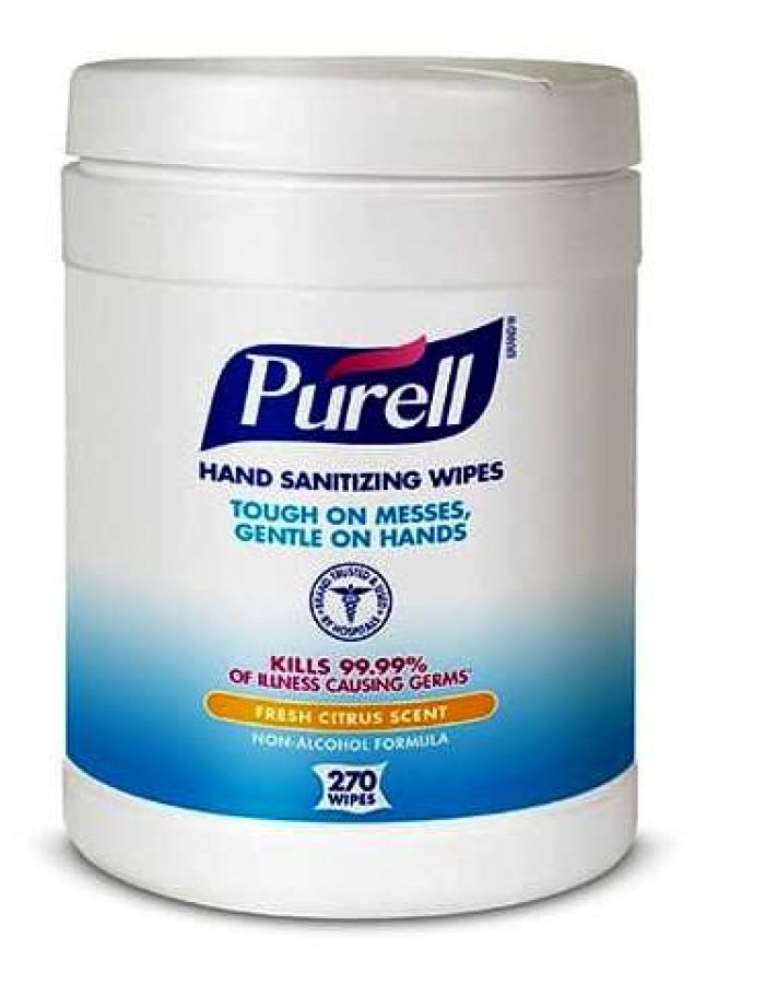 PURELL Hand Sanitizing Wipes 270 Count Eco-Fit Canister -9113-06