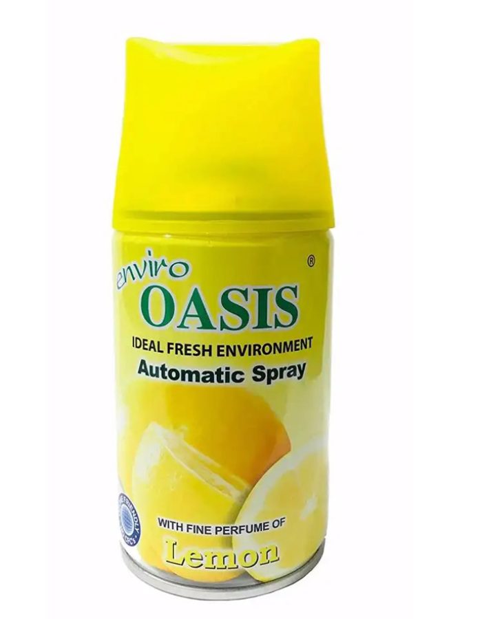 Automatic Air Freshener Lemon 300ml – Citrus Freshness for F128 Dispenser