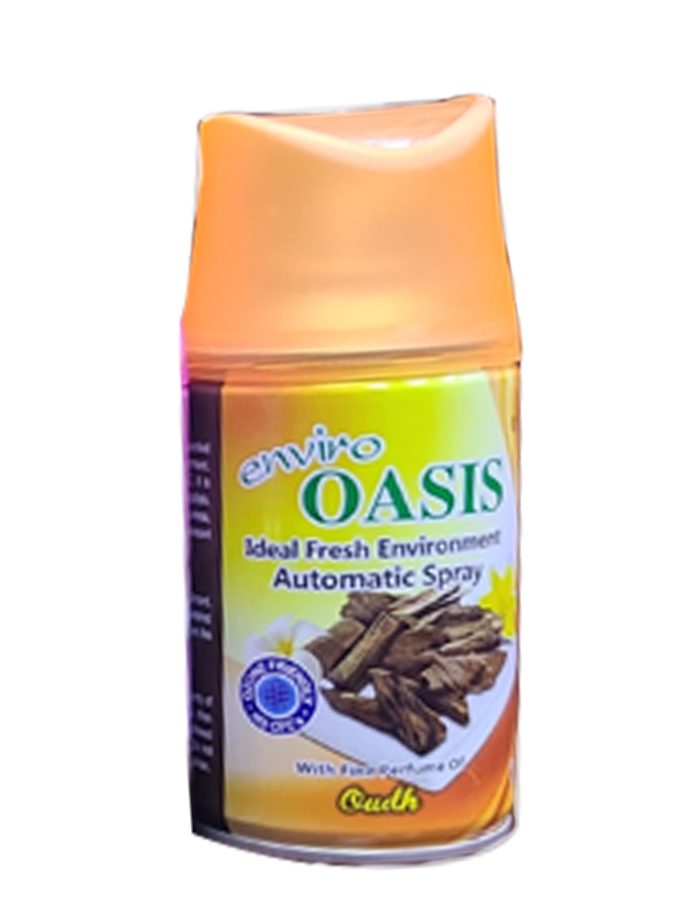 Automatic Air Freshener Oudh 300ml – Luxurious Oud Refill for F128 Dispenser