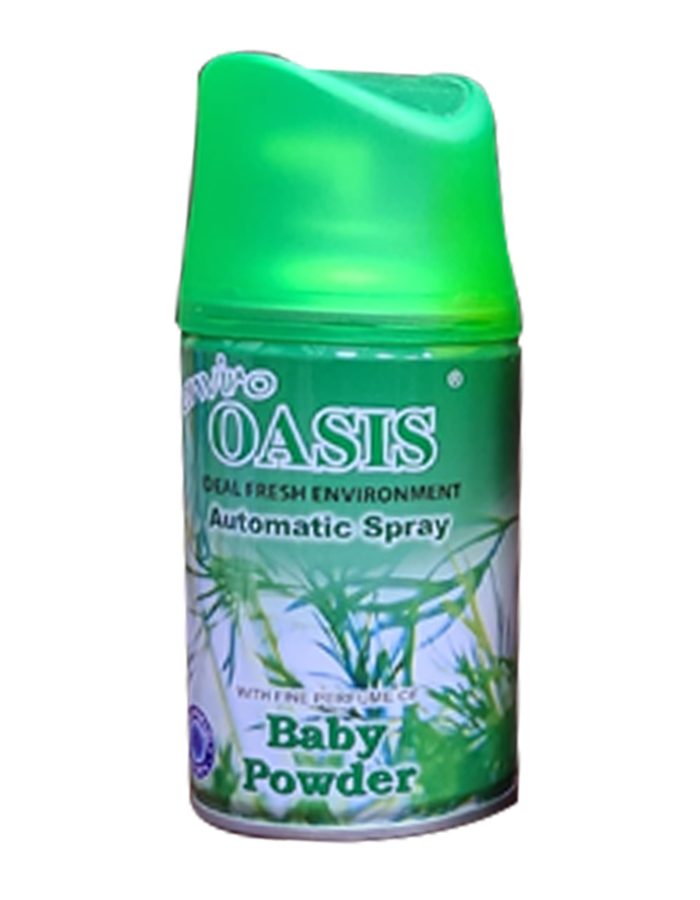 Automatic Air Freshener Baby Powder 300ml – Gentle Scent Refill for F128 Dispenser