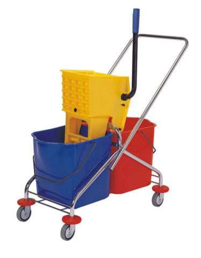 Double Bucket Trolley Steel Frame_AF08071