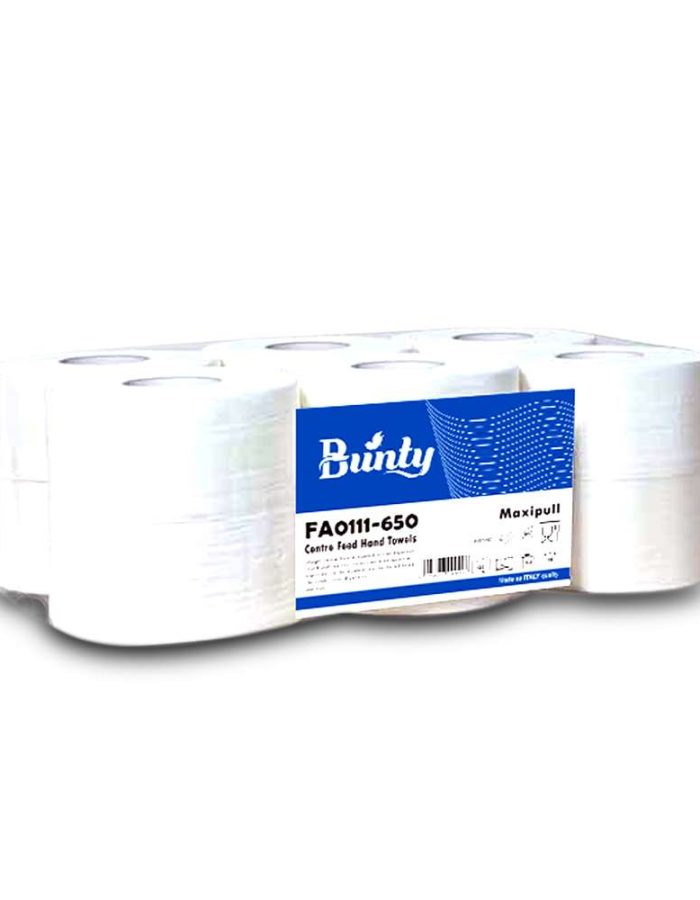 Maxi Roll BUNTY 2Ply High quality Glue Laminated 1.2 kg x 6 Rolls