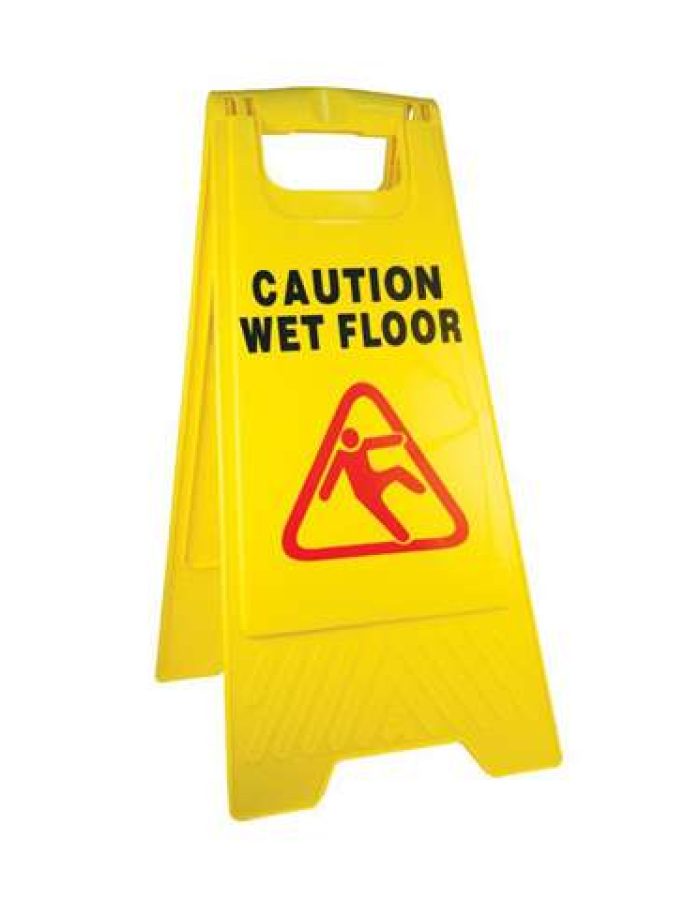 Caution Wet Floor English