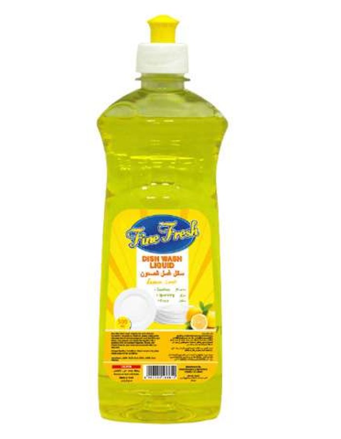 Dish Wash Liquid Lemon FINE FRESH 500ml