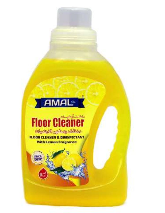 Floor Cleaner – Lemon Disinfectant AMAL Plus GOLD 1 Ltr