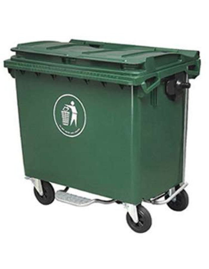 Garbage Bin Outdoor 660L 122 x 122 x 76cm