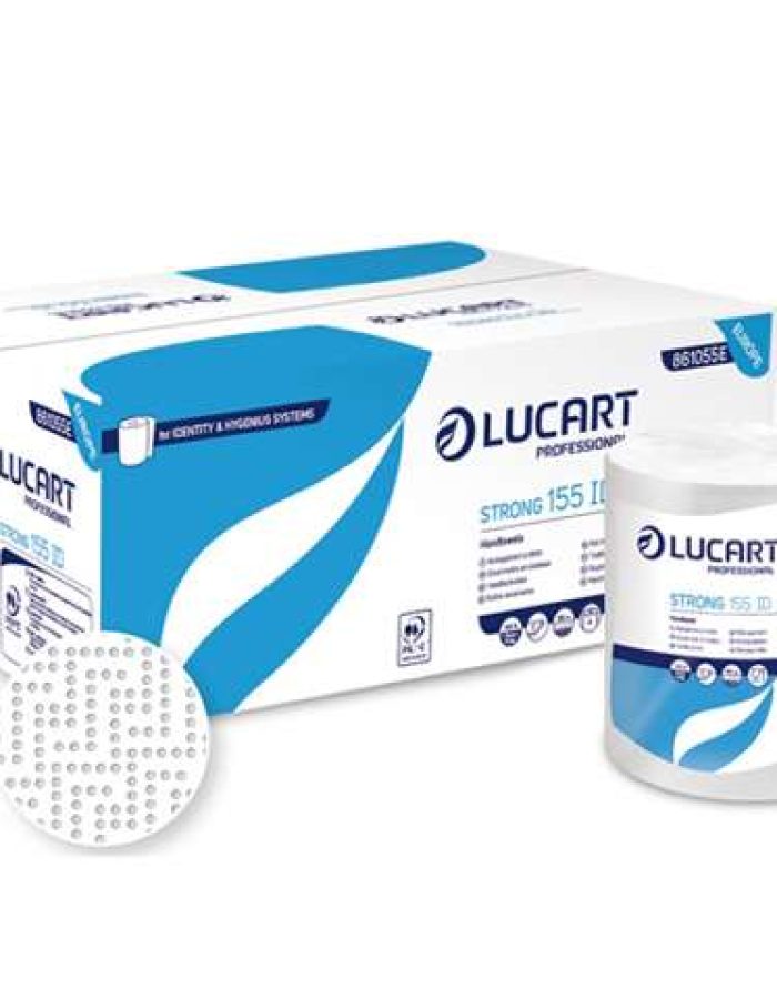 LUCART Italy Autocut,2 Ply,STRONG, Embossed, Pure Pulp,155Mtr,1.42 Kg/Roll