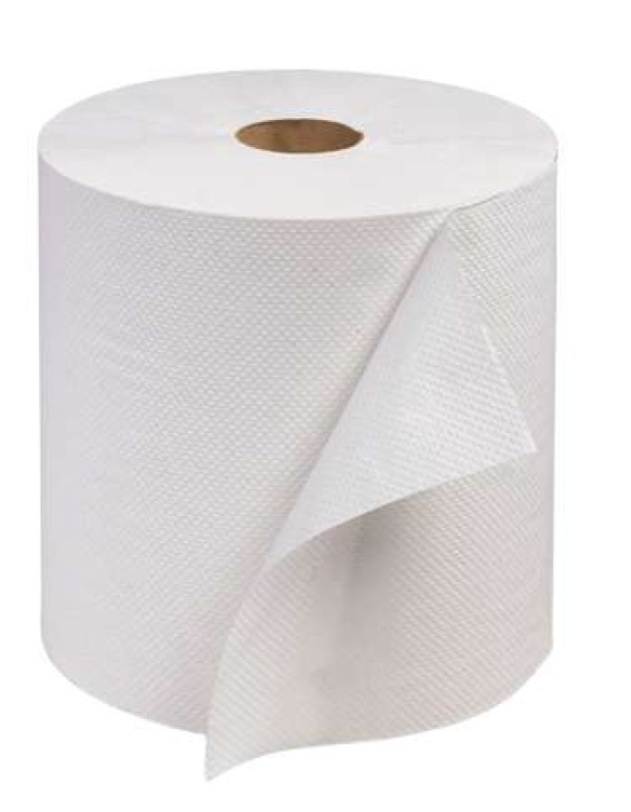 Maxiroll 2 ply 900gm embossed Perforation POLY x 6 Rolls