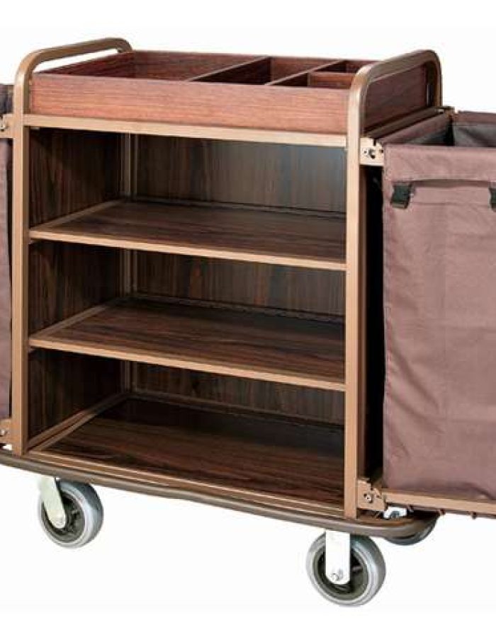 House Keeping Cart Wooden Body 1520x460x1140_NF- C-8