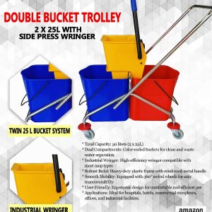 Double Bucket Trolley ā The Smarter Way to Clean