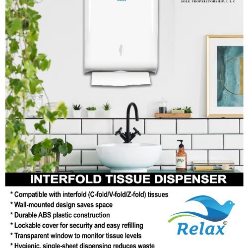 Upgrade to the Interfold Tissue Dispenser – Hygienic, Effortless & Smart