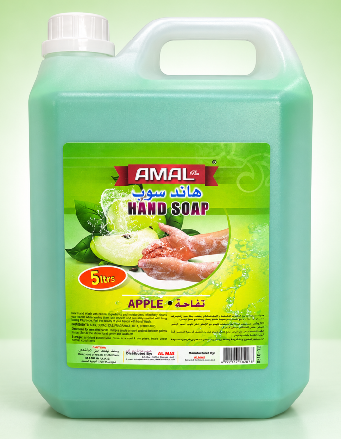 Hand Soap Green Apple AMAL Plus 5Ltr