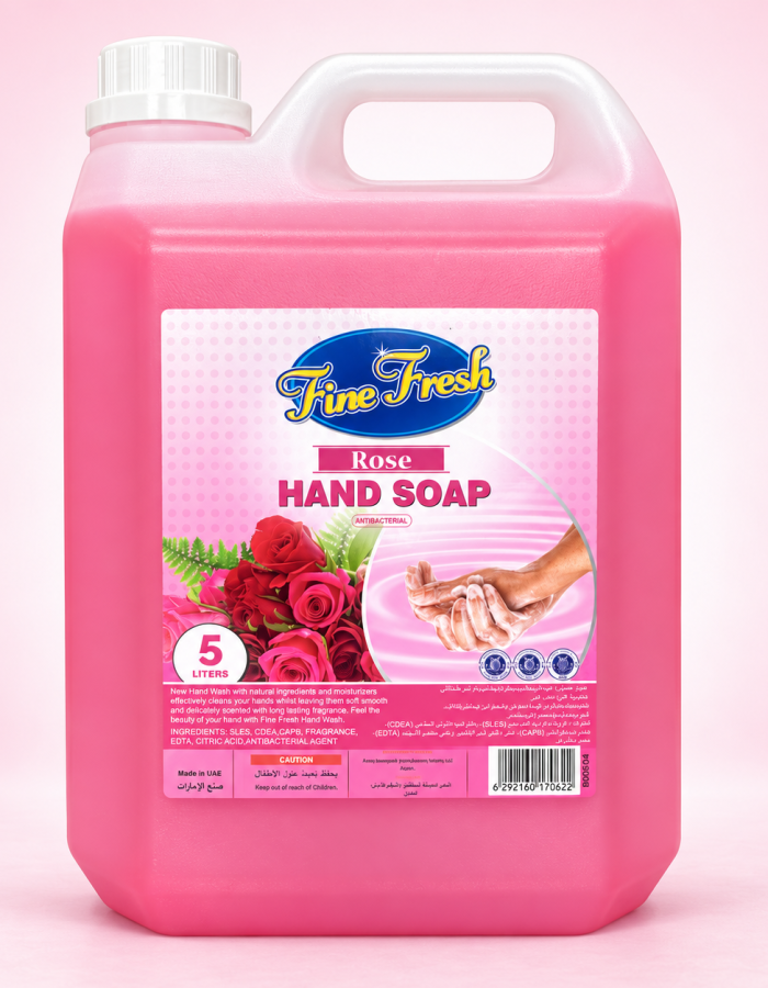Hand Soap Rose FINE FRESH 5 Ltr