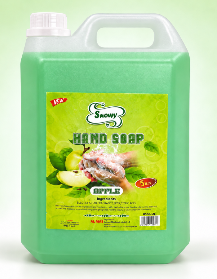 Hand Soap Green Apple SNOWY 5Ltr