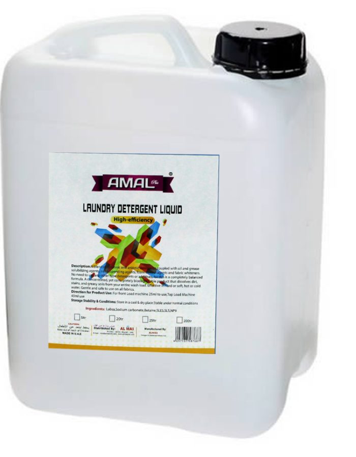 Amal Plus Laundry Detergent 20 Litre – Heavy-Duty Liquid Detergent for Commercial & Home Use