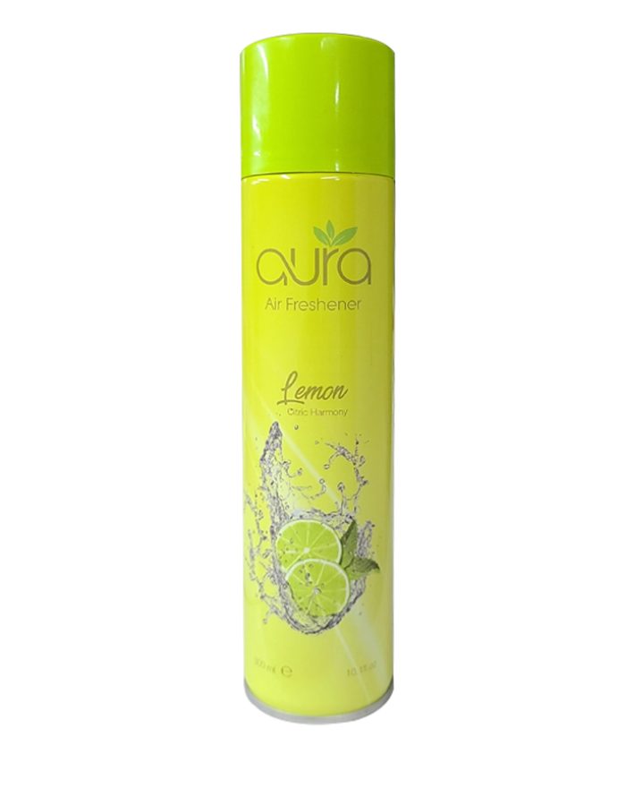 Air Freshener Lemon Aura 300ml – Zesty Citrus Freshness for Home, Office & Car