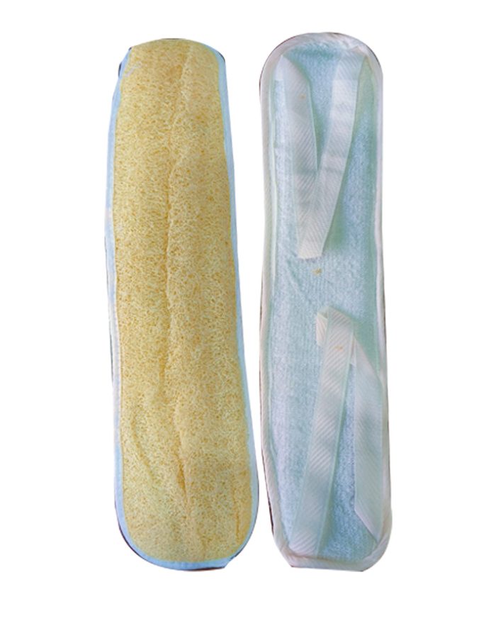 Natural Loofah Pad Long – Exfoliating Back Scrubber for Deep Body Cleansing