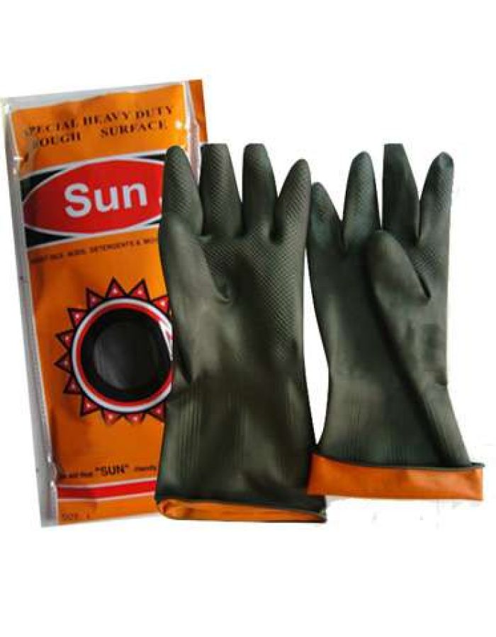 Rubber Gloves Black