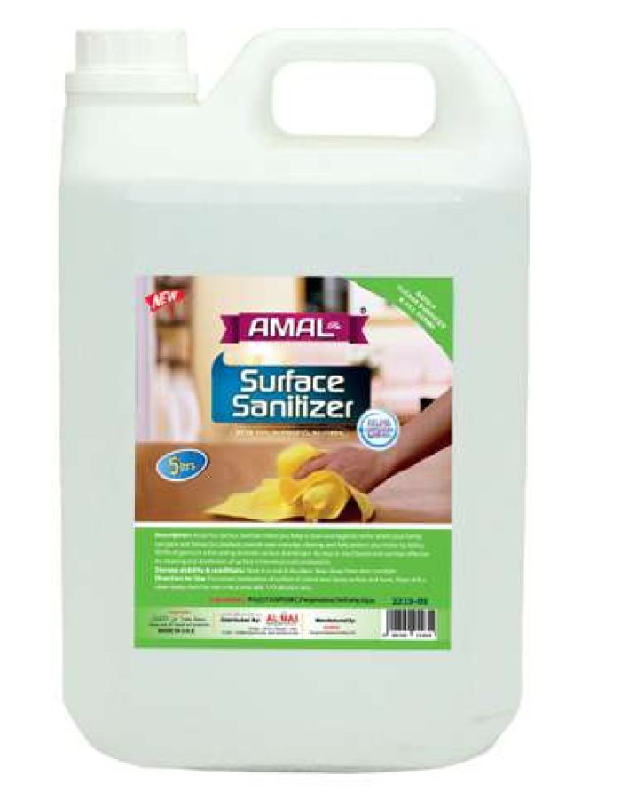 Surface Sanitizer AMAL Plus 5 Ltr,70% Alcohol