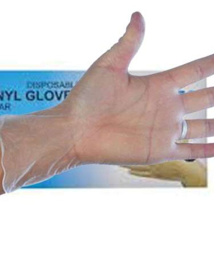 Vinyl Gloves Powder Free Large Size | Pack of 100